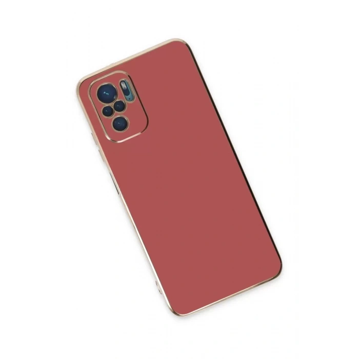 Xiaomi Redmi Note 10 Kılıf Volet Silikon - Kırmızı