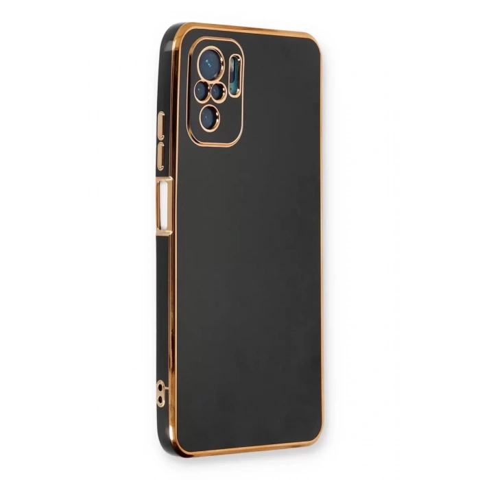 Xiaomi Redmi Note 10 Kılıf Volet Silikon - Siyah
