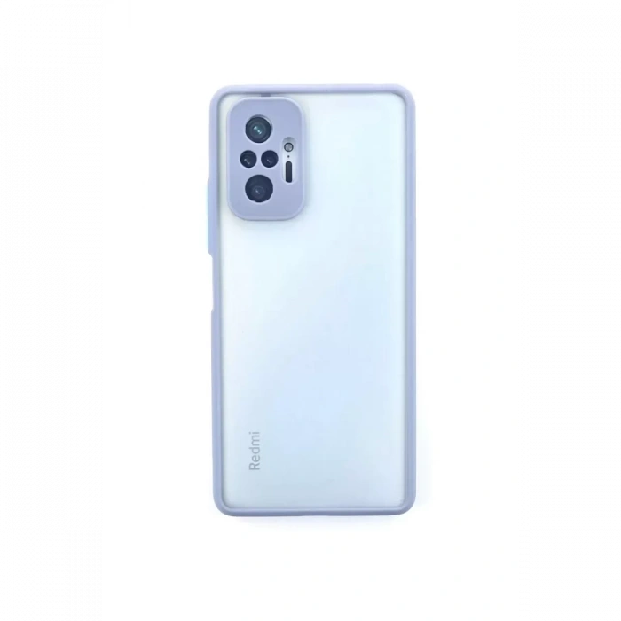 Xiaomi Redmi Note 10 Pro Kılıf Montreal Silikon Kapak - Gri