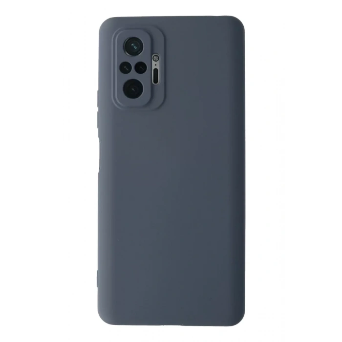 Xiaomi Redmi Note 10 Pro Kılıf Nano içi Kadife Silikon - Gri
