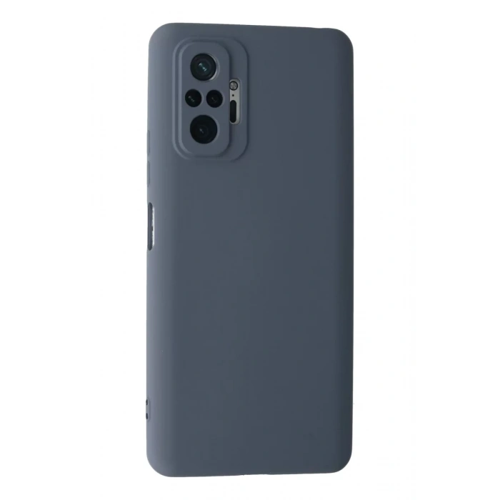 Xiaomi Redmi Note 10 Pro Kılıf Nano içi Kadife Silikon - Gri