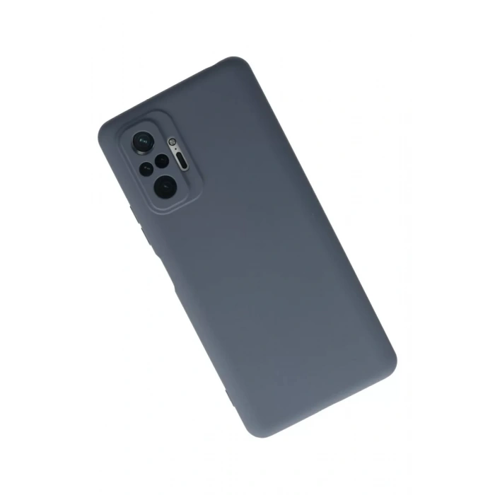 Xiaomi Redmi Note 10 Pro Kılıf Nano içi Kadife Silikon - Gri