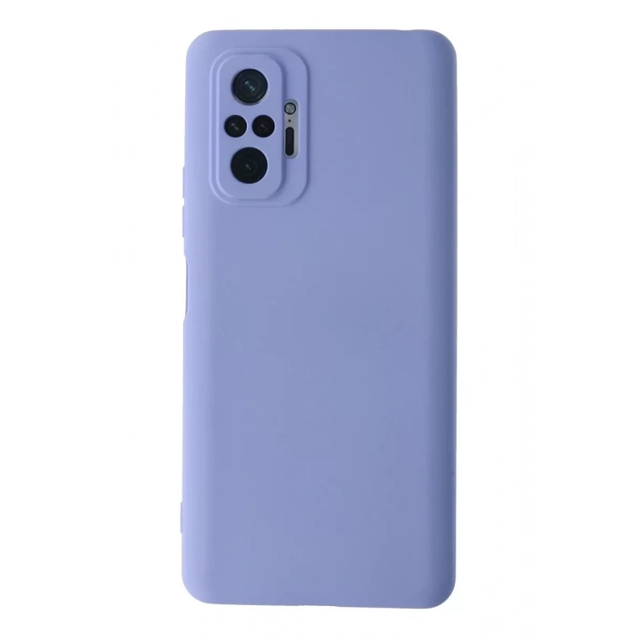 Xiaomi Redmi Note 10 Pro Kılıf Nano içi Kadife Silikon - Lila