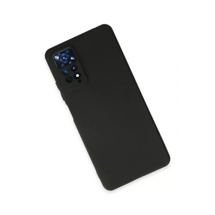 Xiaomi Redmi Note 11 Kılıf First Silikon - Siyah