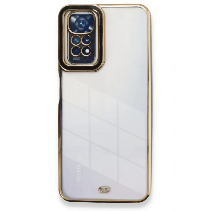 Xiaomi Redmi Note 11 Kılıf Liva Lens Silikon - Siyah