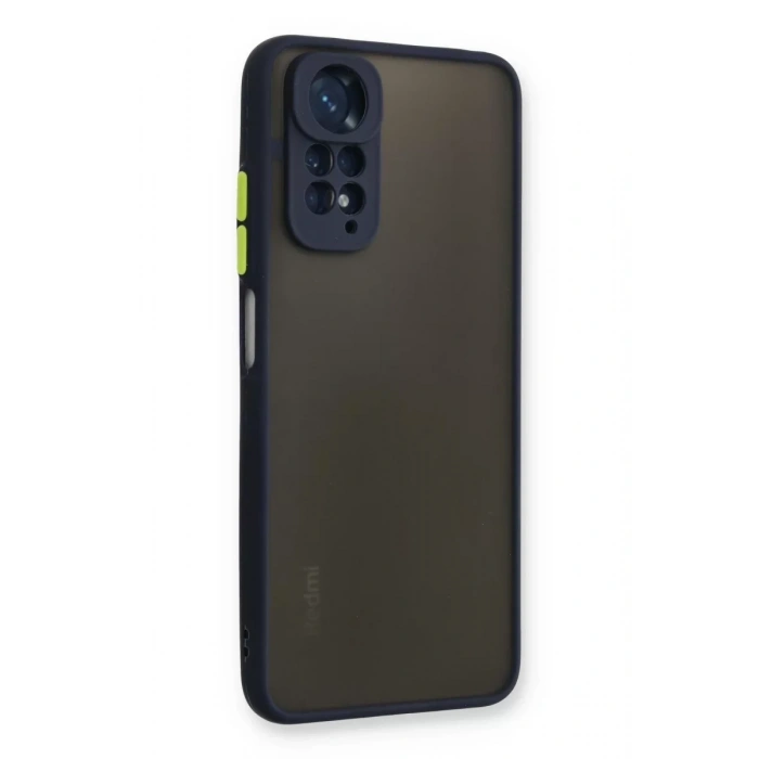 Xiaomi Redmi Note 11 Kılıf Montreal Silikon Kapak - Lacivert