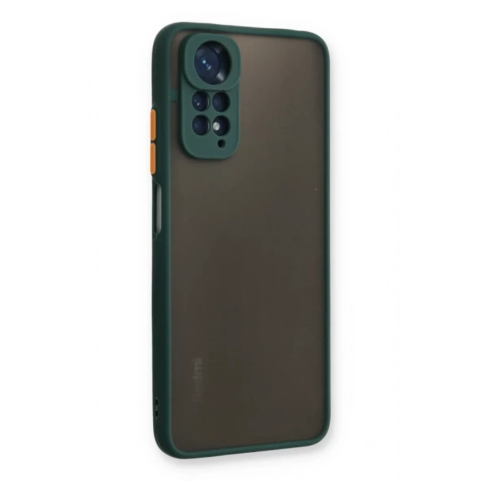 Xiaomi Redmi Note 11 Kılıf Montreal Silikon Kapak - Yeşil