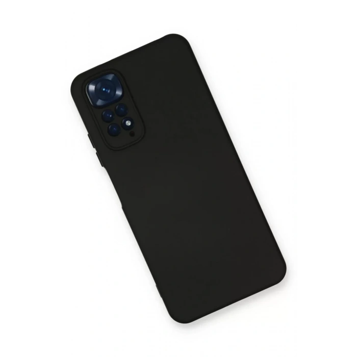 Xiaomi Redmi Note 11 Kılıf Nano içi Kadife Silikon - Siyah