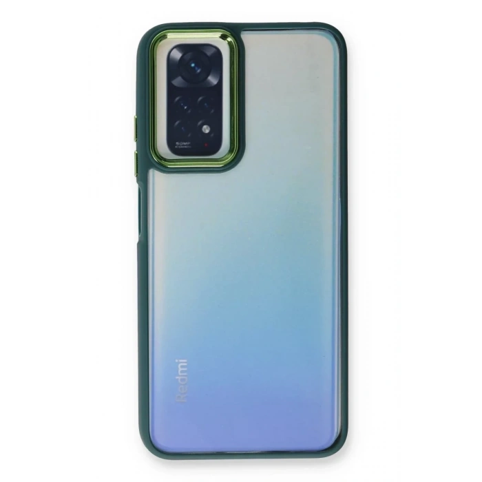 Xiaomi Redmi Note 11 Pro Kılıf Dora Kapak - Haki Yeşil