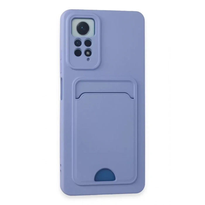 Xiaomi Redmi Note 11 Pro Kılıf Kelvin Kartvizitli Silikon - Lila