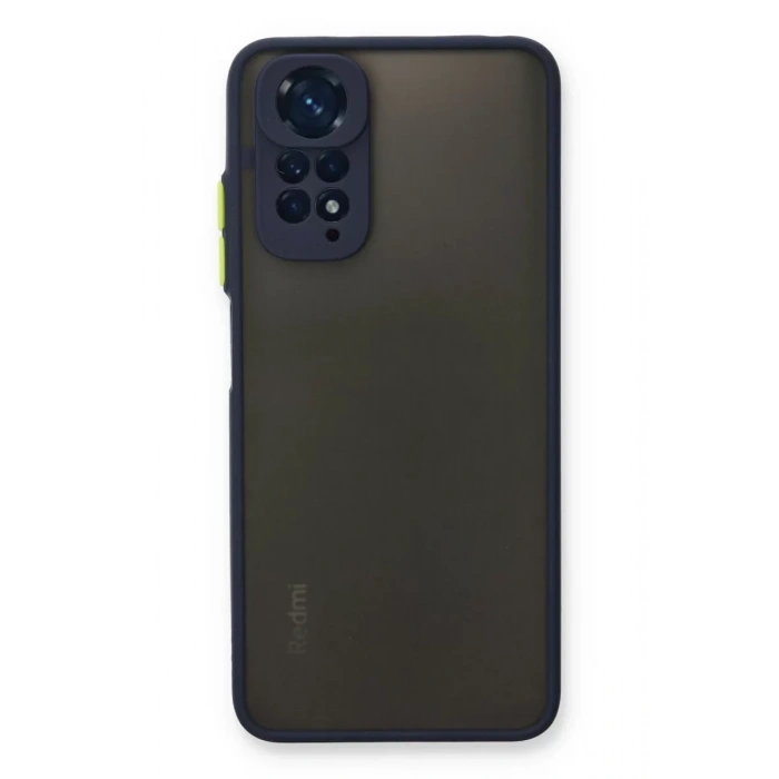 Xiaomi Redmi Note 11 Pro Kılıf Montreal Silikon Kapak - Lacivert