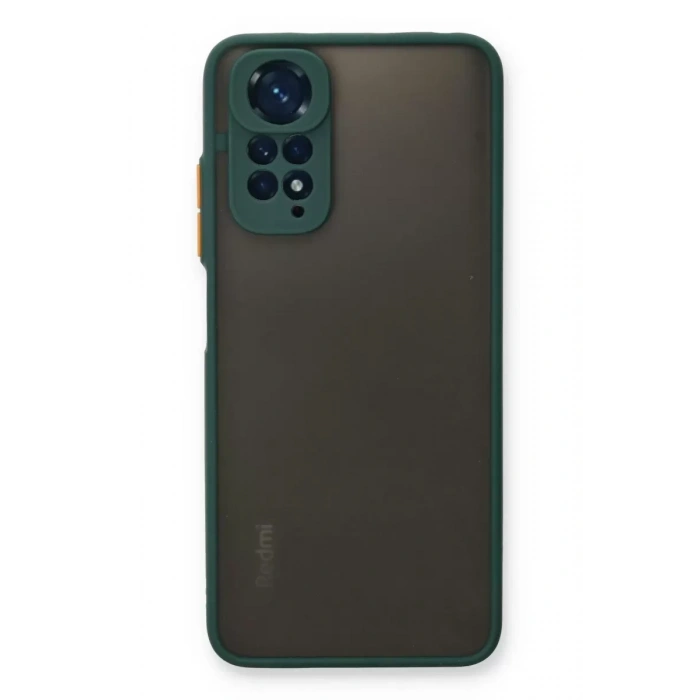 Xiaomi Redmi Note 11 Pro Kılıf Montreal Silikon Kapak - Yeşil