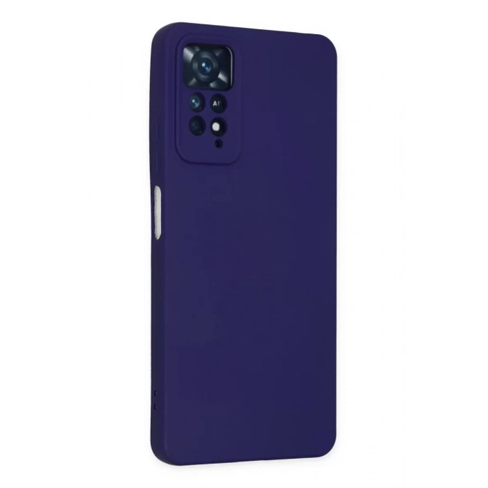 Xiaomi Redmi Note 11 Pro Kılıf Nano içi Kadife Silikon - Mor