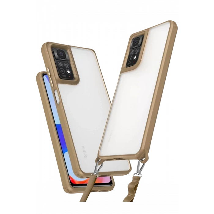 Xiaomi Redmi Note 11 Pro Kılıf Penta Silikon Kılıf - Çöl Titanyum