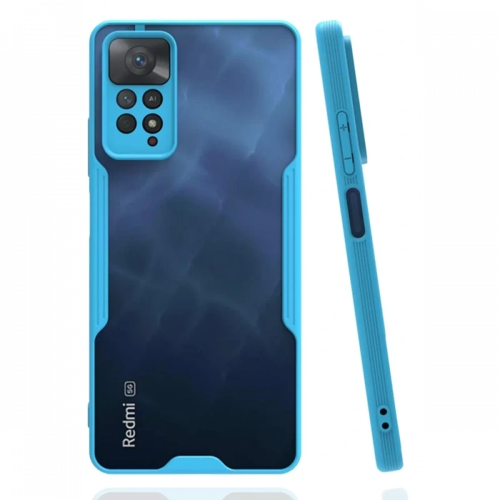 Xiaomi Redmi Note 11 Pro Kılıf Platin Silikon - Mavi