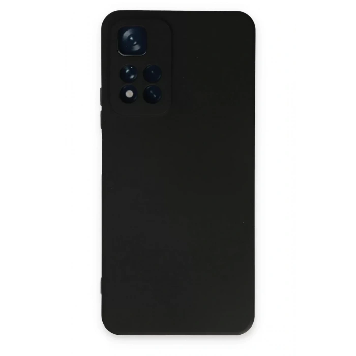Xiaomi Redmi Note 11 Pro Plus 5G Kılıf Nano içi Kadife Silikon - Siyah