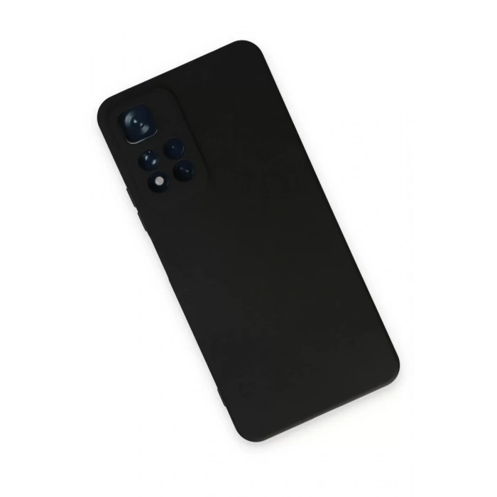 Xiaomi Redmi Note 11 Pro Plus 5G Kılıf Nano içi Kadife Silikon - Siyah