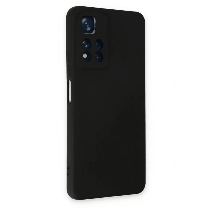 Xiaomi Redmi Note 11 Pro Plus 5G Kılıf Nano içi Kadife Silikon - Siyah