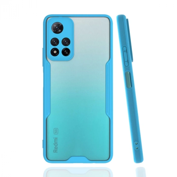 Xiaomi Redmi Note 11 Pro Plus 5G Kılıf Platin Silikon - Mavi