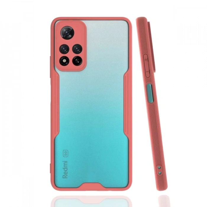 Xiaomi Redmi Note 11 Pro Plus 5G Kılıf Platin Silikon - Pembe