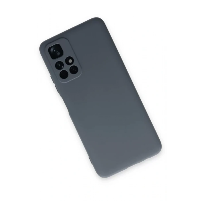 Xiaomi Redmi Note 11T Kılıf Nano içi Kadife Silikon - Gri