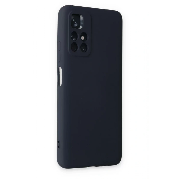 Xiaomi Redmi Note 11T Kılıf Nano içi Kadife Silikon - Lacivert
