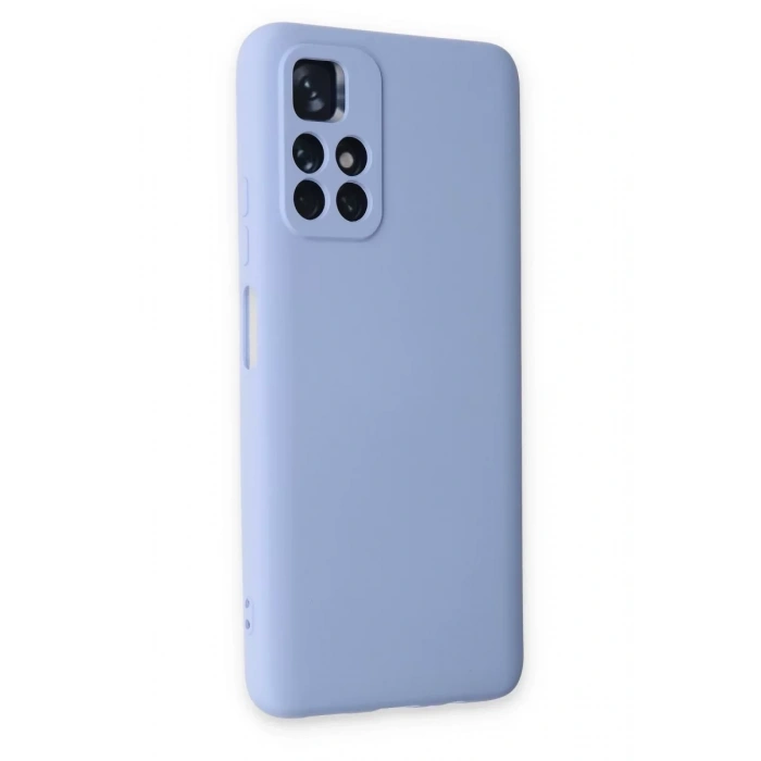 Xiaomi Redmi Note 11T Kılıf Nano içi Kadife Silikon - Lila