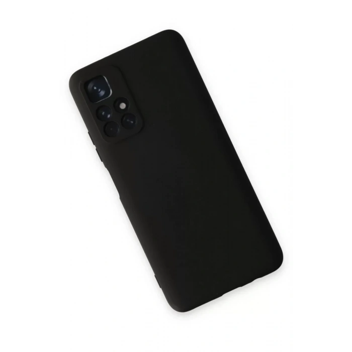 Xiaomi Redmi Note 11T Kılıf Nano içi Kadife Silikon - Siyah