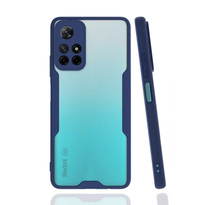 Xiaomi Redmi Note 11T Kılıf Platin Silikon - Lacivert