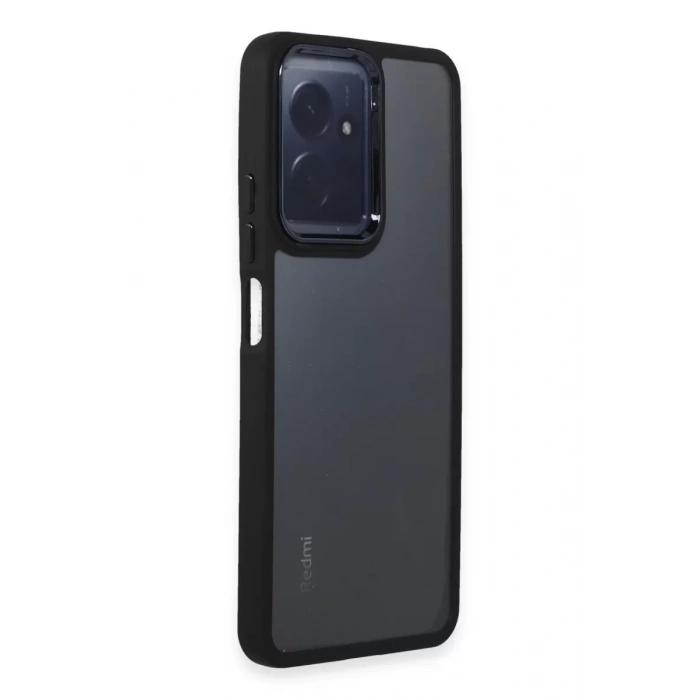 Xiaomi Redmi Note 12 4G Kılıf Dora Kapak - Siyah