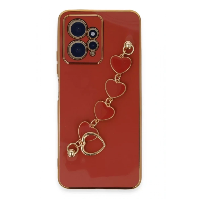 Xiaomi Redmi Note 12 4G Kılıf Esila Silikon - Kırmızı