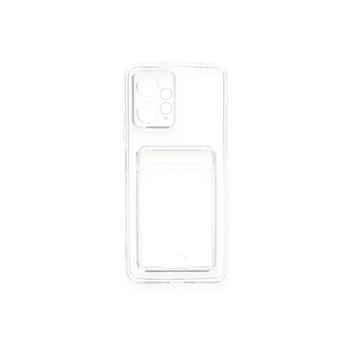 Xiaomi Redmi Note 12 4G Kılıf Kart Şeffaf Silikon - Şeffaf