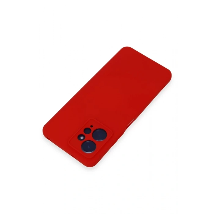 Xiaomi Redmi Note 12 4G Kılıf Nano içi Kadife Silikon - Kırmızı