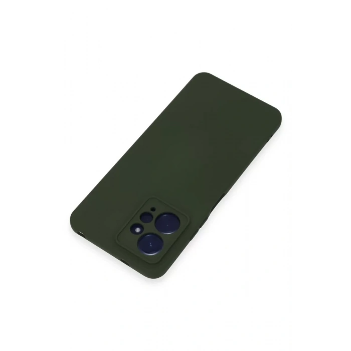 Xiaomi Redmi Note 12 4G Kılıf Nano içi Kadife Silikon - Koyu Yeşil