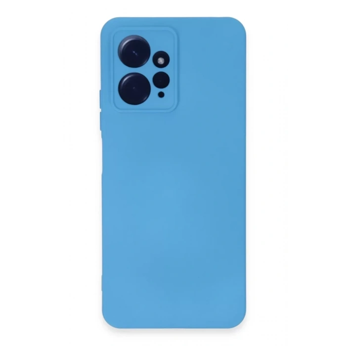 Xiaomi Redmi Note 12 4G Kılıf Nano içi Kadife Silikon - Mavi