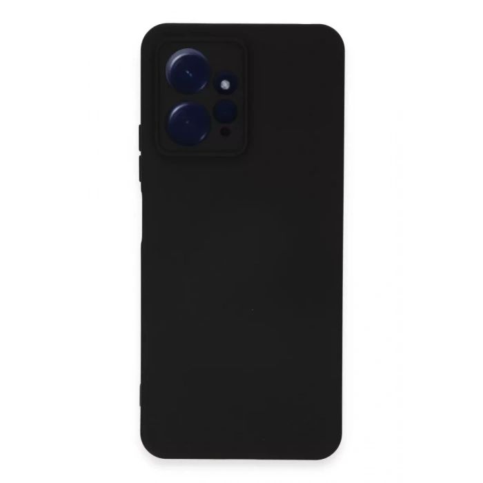 Xiaomi Redmi Note 12 4G Kılıf Nano içi Kadife Silikon - Siyah