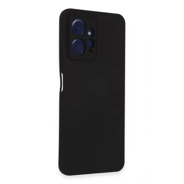 Xiaomi Redmi Note 12 4G Kılıf Nano içi Kadife Silikon - Siyah