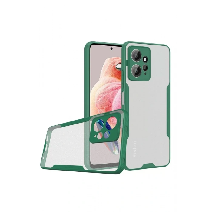 Xiaomi Redmi Note 12 4G Kılıf Platin Silikon - Yeşil
