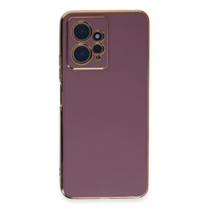 Xiaomi Redmi Note 12 4G Kılıf Volet Silikon - Mor