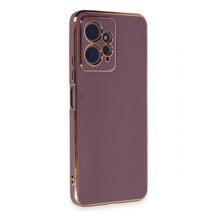 Xiaomi Redmi Note 12 4G Kılıf Volet Silikon - Mor