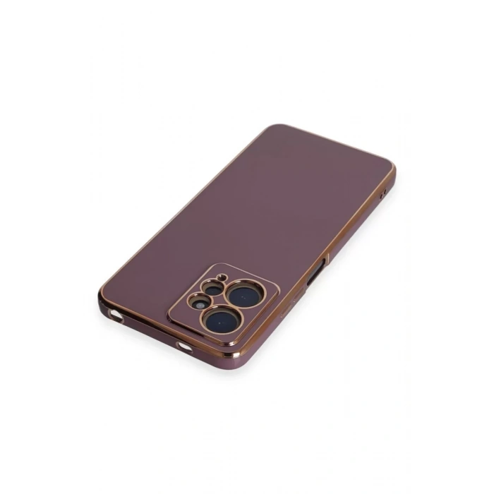 Xiaomi Redmi Note 12 4G Kılıf Volet Silikon - Mor
