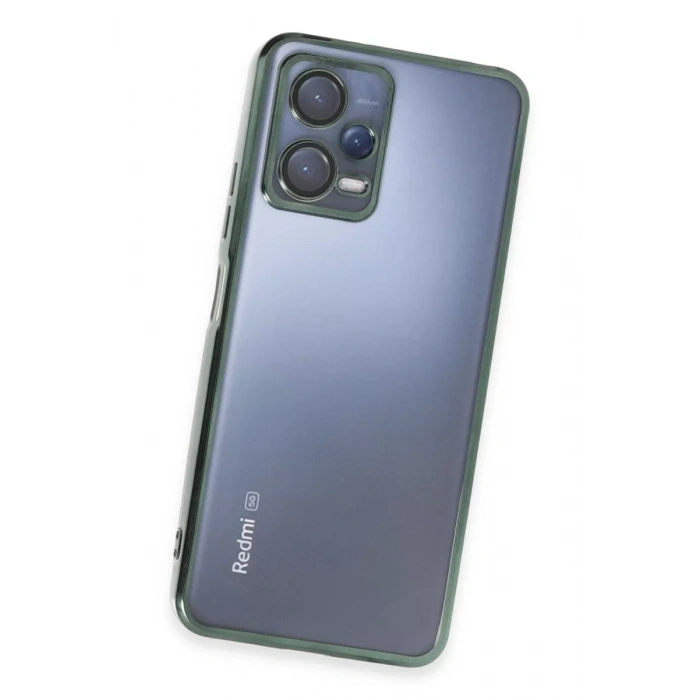 Xiaomi Redmi Note 12 5G Kılıf Lensli Silikon - Yeşil