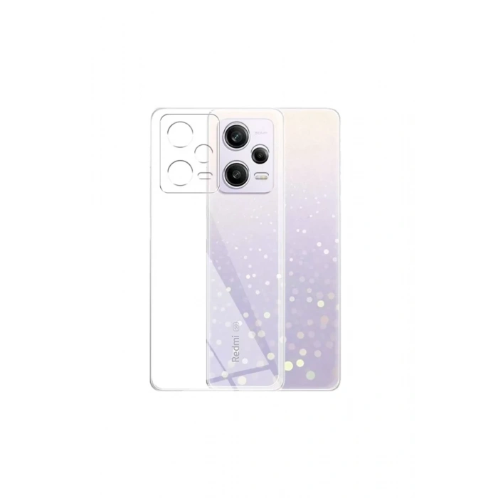 Xiaomi Redmi Note 12 5G Kılıf Lüx Şeffaf Silikon