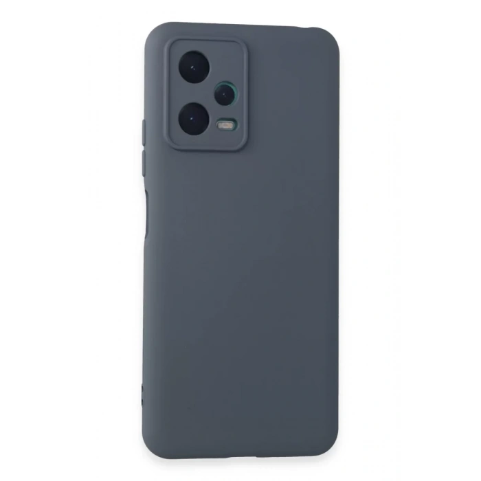 Xiaomi Redmi Note 12 5G Kılıf Nano içi Kadife Silikon - Gri