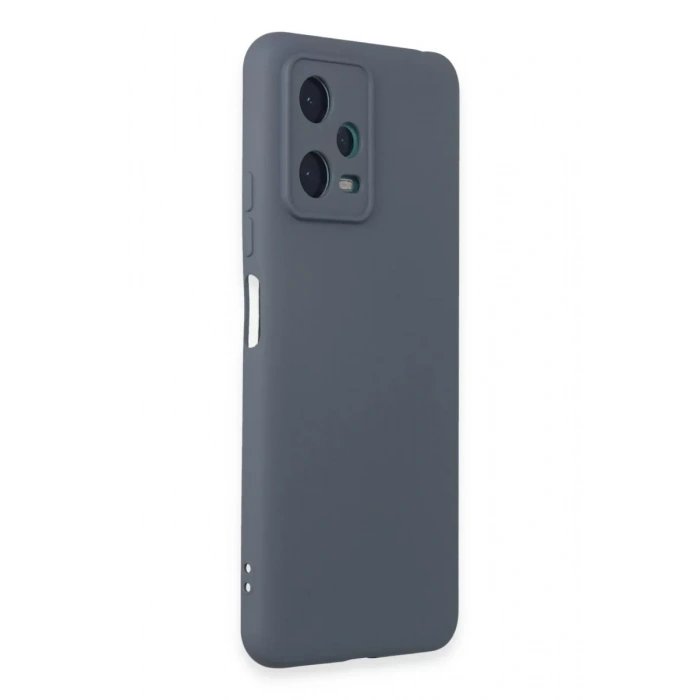Xiaomi Redmi Note 12 5G Kılıf Nano içi Kadife Silikon - Gri