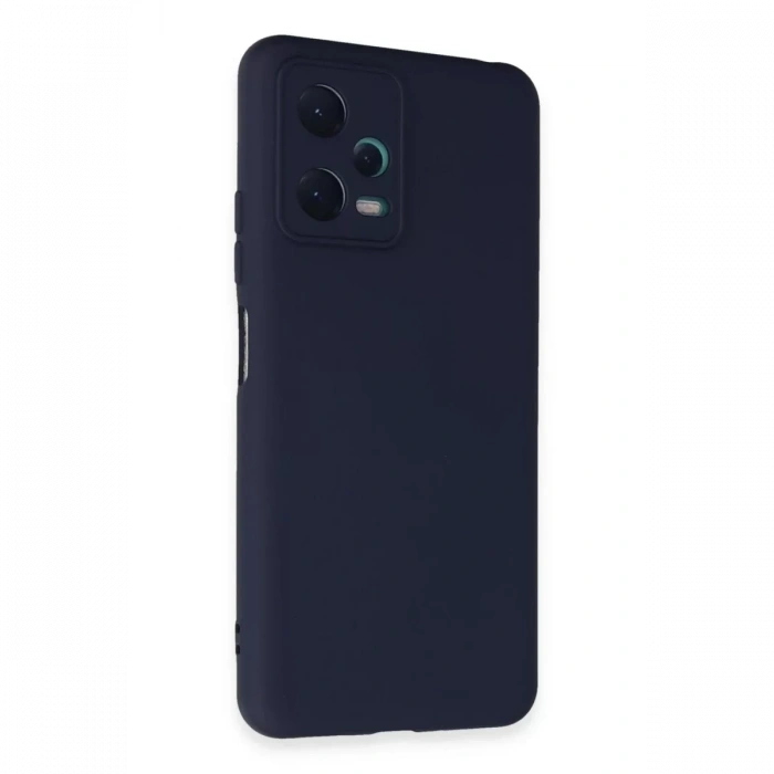 Xiaomi Redmi Note 12 5G Kılıf Nano içi Kadife Silikon - Lacivert