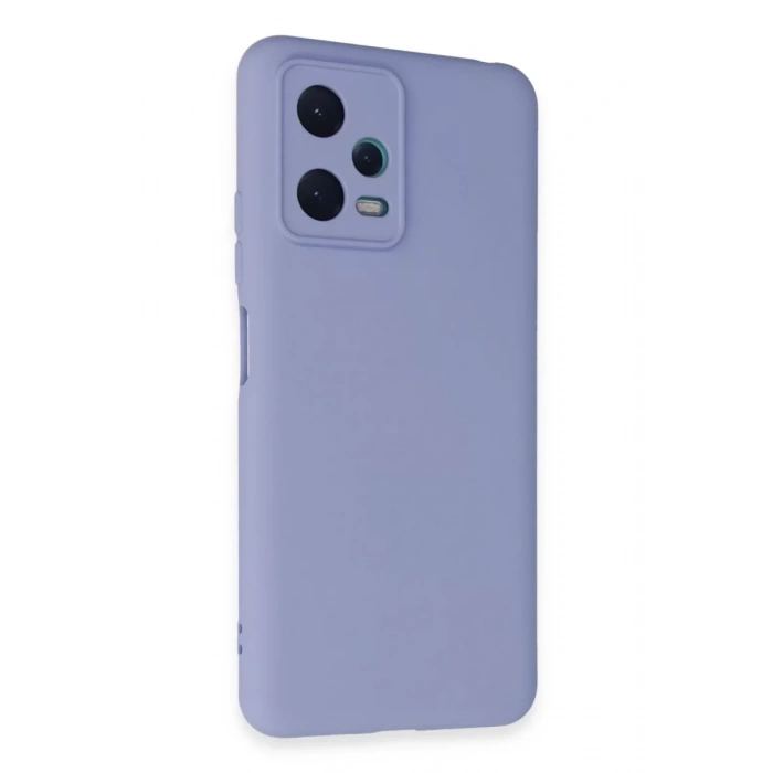 Xiaomi Redmi Note 12 5G Kılıf Nano içi Kadife Silikon - Lila