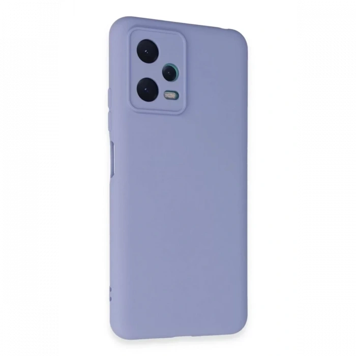 Xiaomi Redmi Note 12 5G Kılıf Nano içi Kadife Silikon - Lila