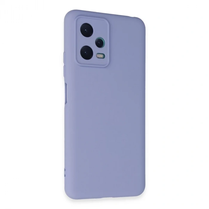 Xiaomi Redmi Note 12 5G Kılıf Nano içi Kadife Silikon - Lila