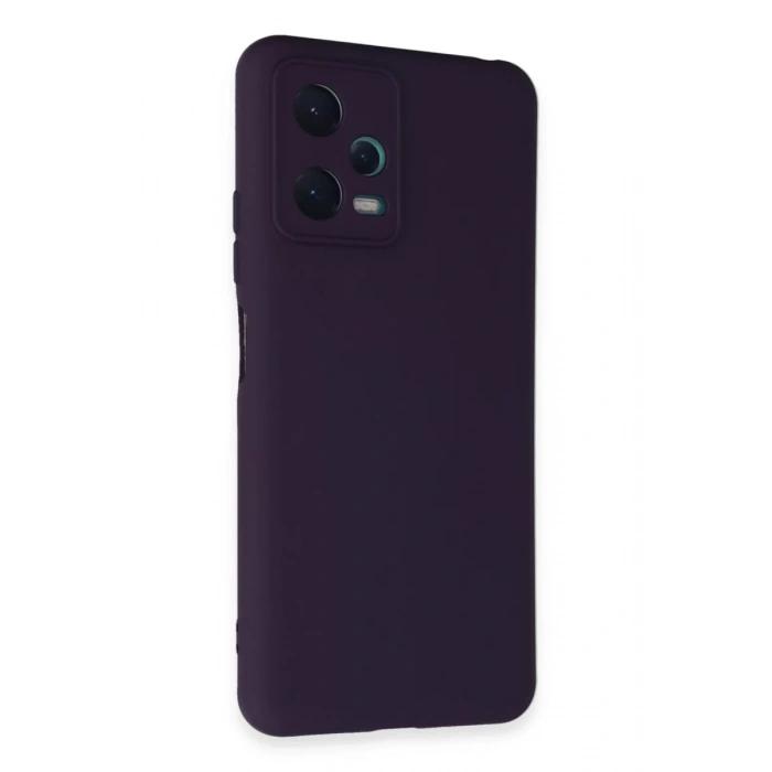 Xiaomi Redmi Note 12 5G Kılıf Nano içi Kadife Silikon - Mor